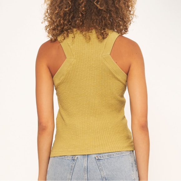 Project Social T Player Fitted Racerback Rib Tank - Green - Picture 2 of 4